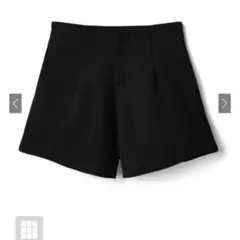 GRLグレイル　タックハイウエストショートパンツ[at1744]