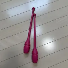 新体操　ササキ　ジュニアラバークラブ　36センチ　ピンク