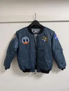 子供　１０歳　NASA ブルゾン　MA-1