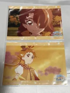 M*i様 ひろがるスカイプリキュア 非売品ブロマイド　夕凪ツバサ＆キュアウィング