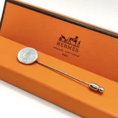 【美品】エルメス ピンブローチ セリエ シルバーカラー HERMESのサムネイル