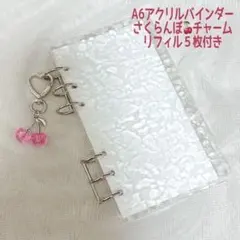 貯金バインダー　アクリルバインダー　バインダー　A6 saving 貯金 韓国