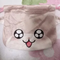 クソハムちゃん コビハムちゃん フェイス巾着 全力応援 ゴマハムちゃん
