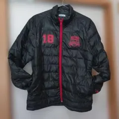 【FILA GOLF】 パデッドナイロンジャケット LL ブラック