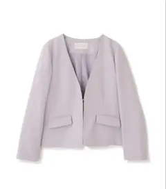 プロポーションボディドレッシング ノーカラージャケット