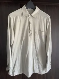 PIERRE CARDIN ベージュ ポロシャツ Mサイズ　美品