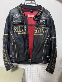 【中古】SIMSON レザー ジャケット Mサイズ 中古】SIMSON レザー ジャケット Mサイズ - メルカリ