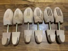 ３個セット　木製　シューキーパー　シューツリー