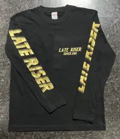 レイトライザー(LATE RISER)黒ロンT‼️