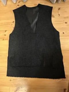 ツイードVネックジレTRIANGLE PALETBonjour Sagan