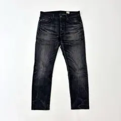 YANUK ヴィンセント 2 スリム テーパード USED加工 デニム パンツ