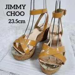 JIMMY CHOO スエード オープントゥ ストラップ サンダル イタリア製 