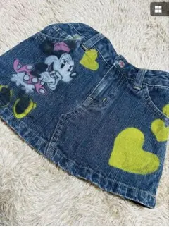 (I)ミニーマウス デニムスカート