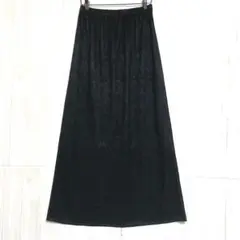 ロペピクニック　シャーリング加工 ロングスカート　【美品】　黒　38 / M