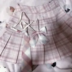制服風 スカート リボン