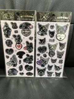 クロミ＆マイメロ　キラキララインストーンシール♡