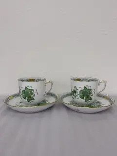 ② 【美品】HEREND インドの華　ディーププレート　ボウル　23cm ⑥ 【美品】HEREND インドの華 ディーププレート ボウル 23cm