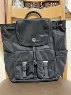 【新品未使用】トリーバーチリュック　ブラックのサムネイル