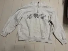 LOUISIANA ジップアップ スウェット グレー