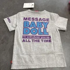 新品未使用 BABYDOLL 半袖Tシャツ グレー 90cmのサムネイル