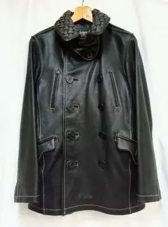 Schott☆ショット 山羊革 レザー ピーコート メンズ M