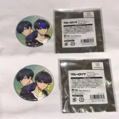 ブルーロック 糸師凛 潔世一 ホログラム 缶バッジ 2個セット ペア