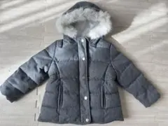 プチバトー ファー付きフード ジャケット　3ans95cm