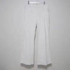 日本製 イエナ ReactiveDyeデニムセミフレアパンツ 白 ホワイトのサムネイル
