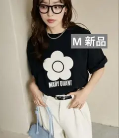 【新品】M 黒　マリークワント　Tシャツ　半袖　ブラックのサムネイル