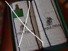 ポロフィールド バスタオル グリーン系