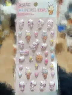 スヌーピー プクプクシール
