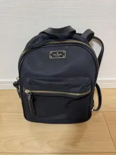 kate spade ブラックバックパック　リック