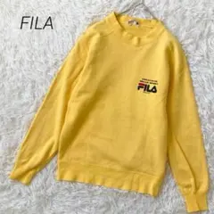 フィラ FILA スウェット トレーナー 長袖 ロゴ メンズ カジュアル 古着