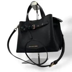 MICHAEL KORS EMILIA レザー ハンドバッグ2WAY ブラック