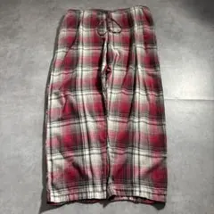 古着 90s〜 ラルフローレン パジャマ パンツ 極太 ワイド シャドウチェック