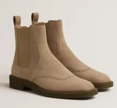 2026年最新】HERMES カラー：ベージュ系 メンズ サイドゴアブーツの