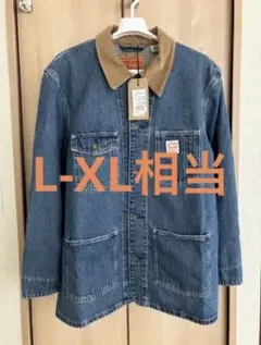 【新品】リーバイス　L-XL相当（M表記)　 デニムジャケット カバーオール