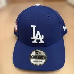 New Era 9FORTY LAキャップ ネイビー