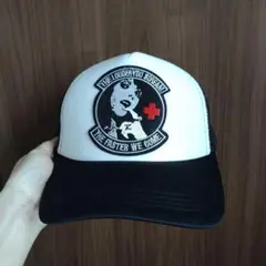 アメカジキャップ メッシュ Vintage ストリート ロゴ トラッカーキャップ