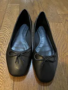 リボン フラットシューズ