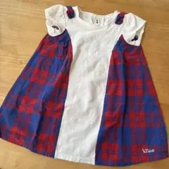 nino チェック柄 半袖ワンピースのサムネイル