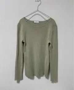 ローリーズファーム　ニット　長袖　グリーン　フリーサイズ