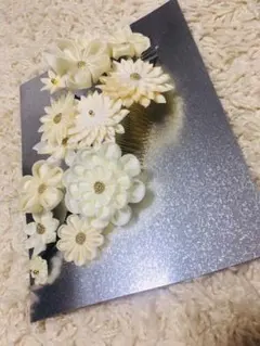 髪飾り コサージュ