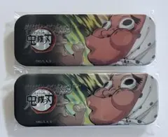 【匿名配送】鬼滅の刃 ダイニング レンチキュラー台詞ロング缶バッジ2点 鋼鐵塚蛍
