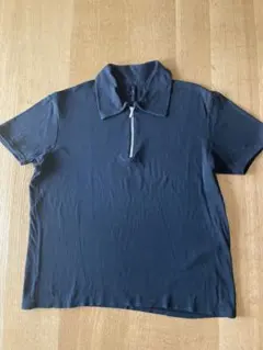 ARMANI EXCHANGE ハーフジップ ポロシャツ ブラック Mのサムネイル