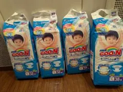 GOO.N 紙おむつ テープビッグXL38枚入り×4パック