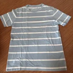 LACOSTE ボーダー Tシャツ ライトブルー 3