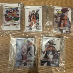 一番くじNARUTO H賞　アクリルチャーム　5種　セット