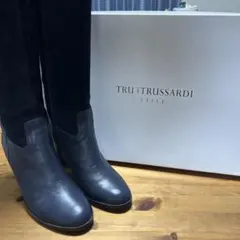 TRU TRUSSARDI 黒 ロングブーツ　⭐︎新品⭐︎