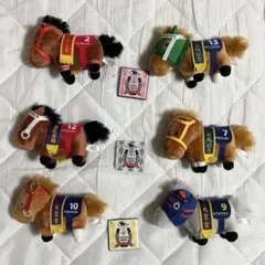 サラブレッドコレクションマスコットボールチェーン 6頭セット